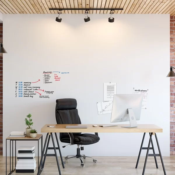 Tabla magnetică portabilă whiteboard, ideală pentru activități interactive la birou sau acasă